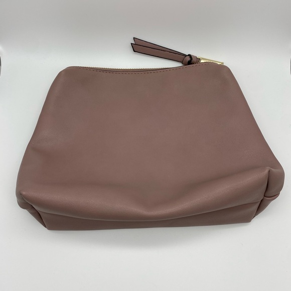 🔥5 for $20🔥 Steve Madden Large Mauve Makeup / Cosmetic Travel Bag - Picture 8 of 11